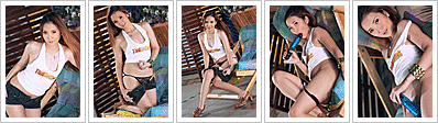 Lita Charat in 'Blue Chair'